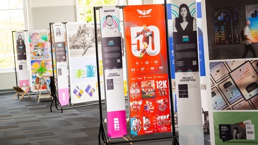 Exhibition of students artwork